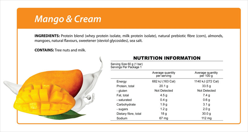 Smart Protein Bars Manog Cream